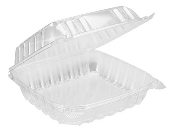 Clear Hinged Container