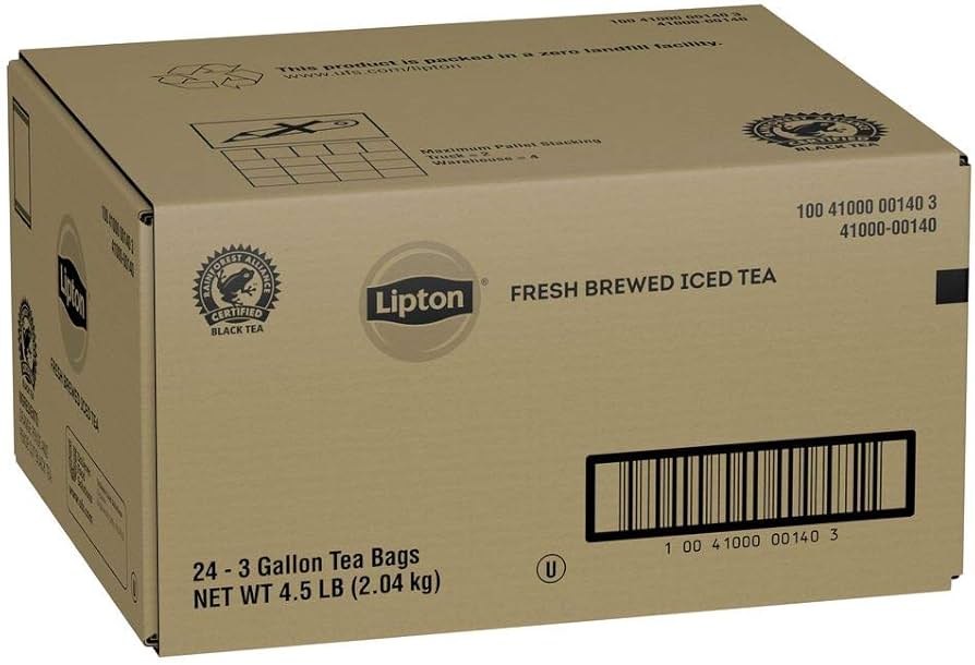 Black Iced Tea Bags 3gl