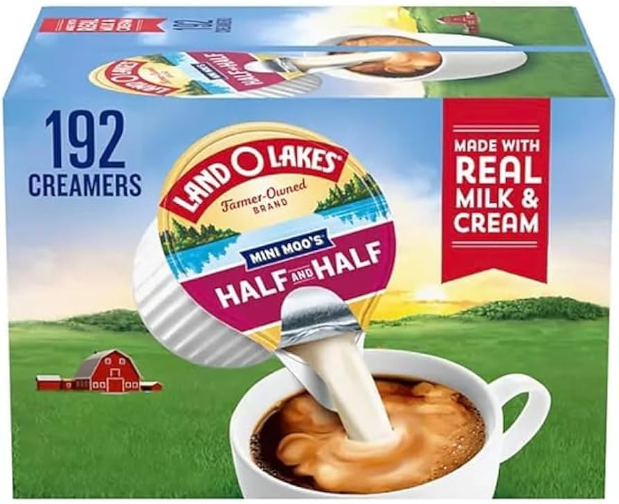 Half and Half Creamer Cups